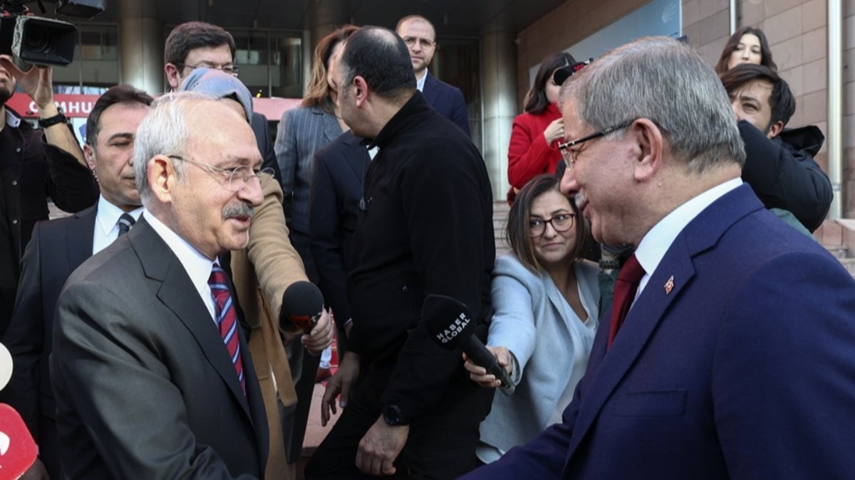 Davutoğlu, Akşener ve Kılıçdaroğlu’nu ziyaret etti