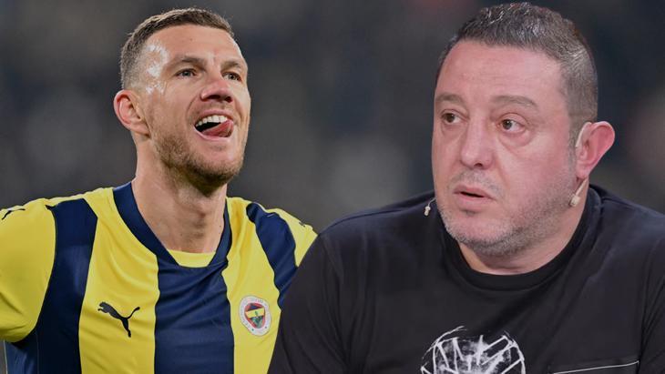 Nihat Kahveci’den Edin Dzeko vurgusu! ‘Kaşı yarılıyor, eli kırılıyor oynuyor’